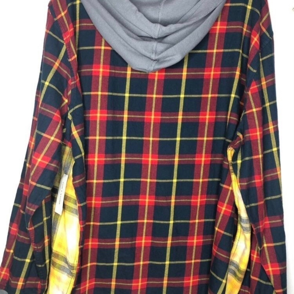 Sun + Stone Men's Pieced Hoodie Size XXL